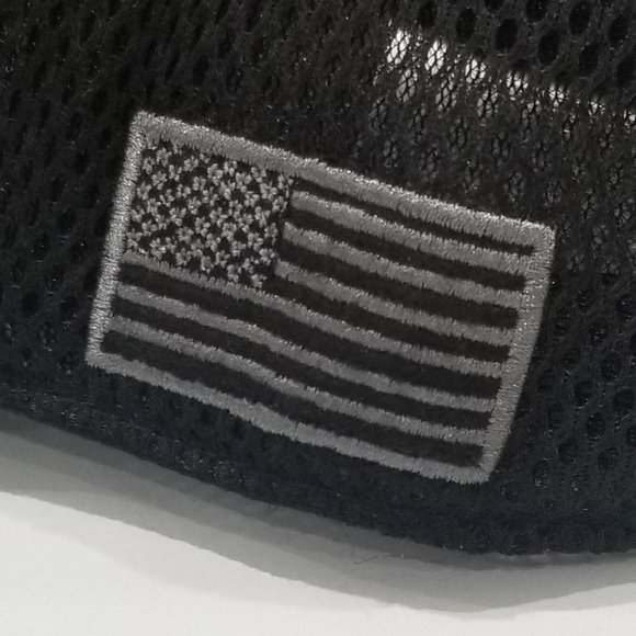 WayCaps - Camo USA Flag Mesh Adjustable Cap - Picture 6 of 13